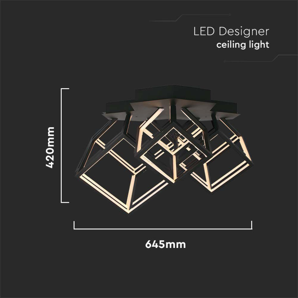 V-TAC Lampadario LED a 3 Cubi 46W V-TAC Lampadario LED a 3 Cubi 46W